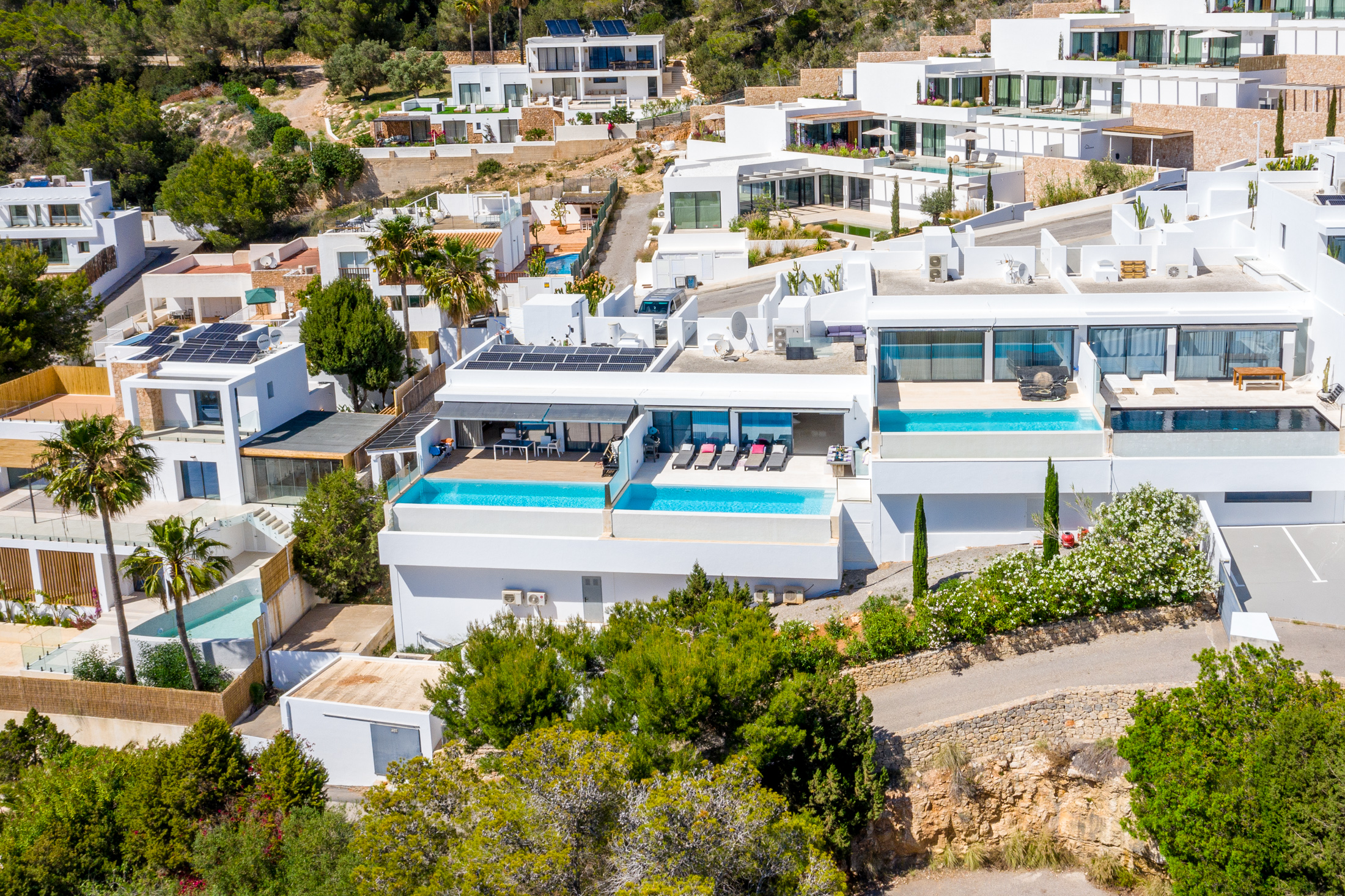 Resa Estates Ibiza cala Carbo for sale es vedra views modern pool infinity airphoto.jpg